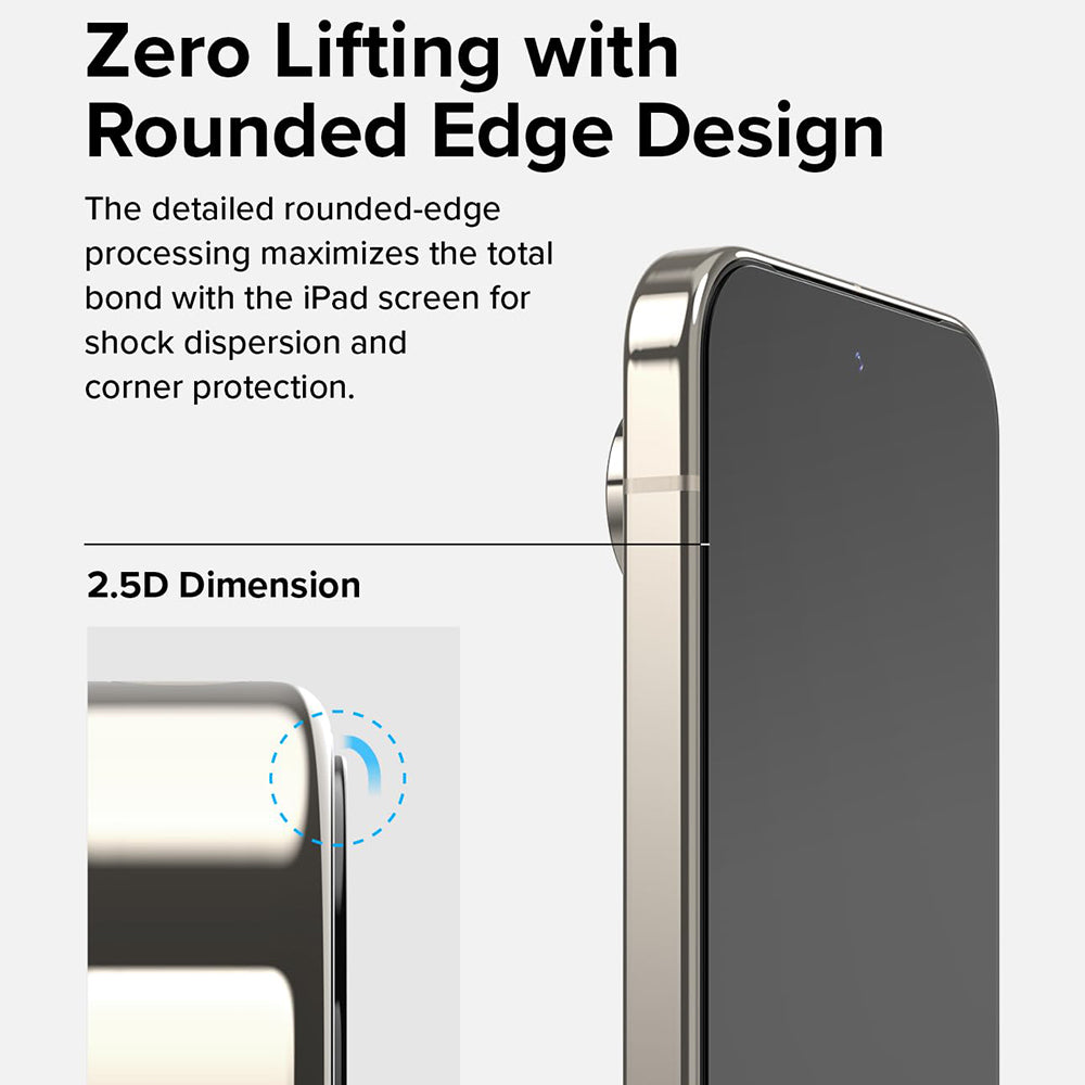 Ringke Easy Slide Screen Protector for Google Pixel 9 / 9 Pro, Glass Protected, Full Glue, Set 2 pieces