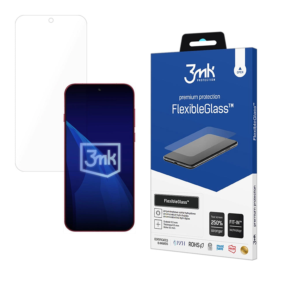 3MK FlexibleGlass Screen Protector for Oppo Find X9 Pro, Flexible Glass, Full Glue