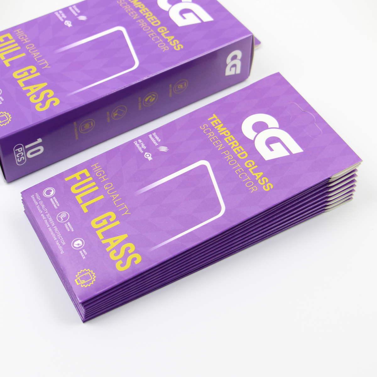 OG Premium Screen Protector Film for Samsung Galaxy S26 Plus S947, Tempered Glass, Full Glue, Set of 10 pieces, Black