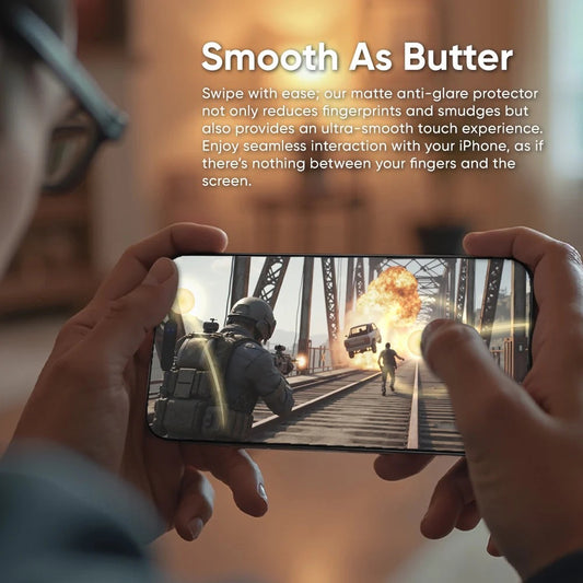 Anank 5X Reinforced Invisible Screen Protector for Apple iPhone 17, Tempered Glass, Full Glue, 3D, Black