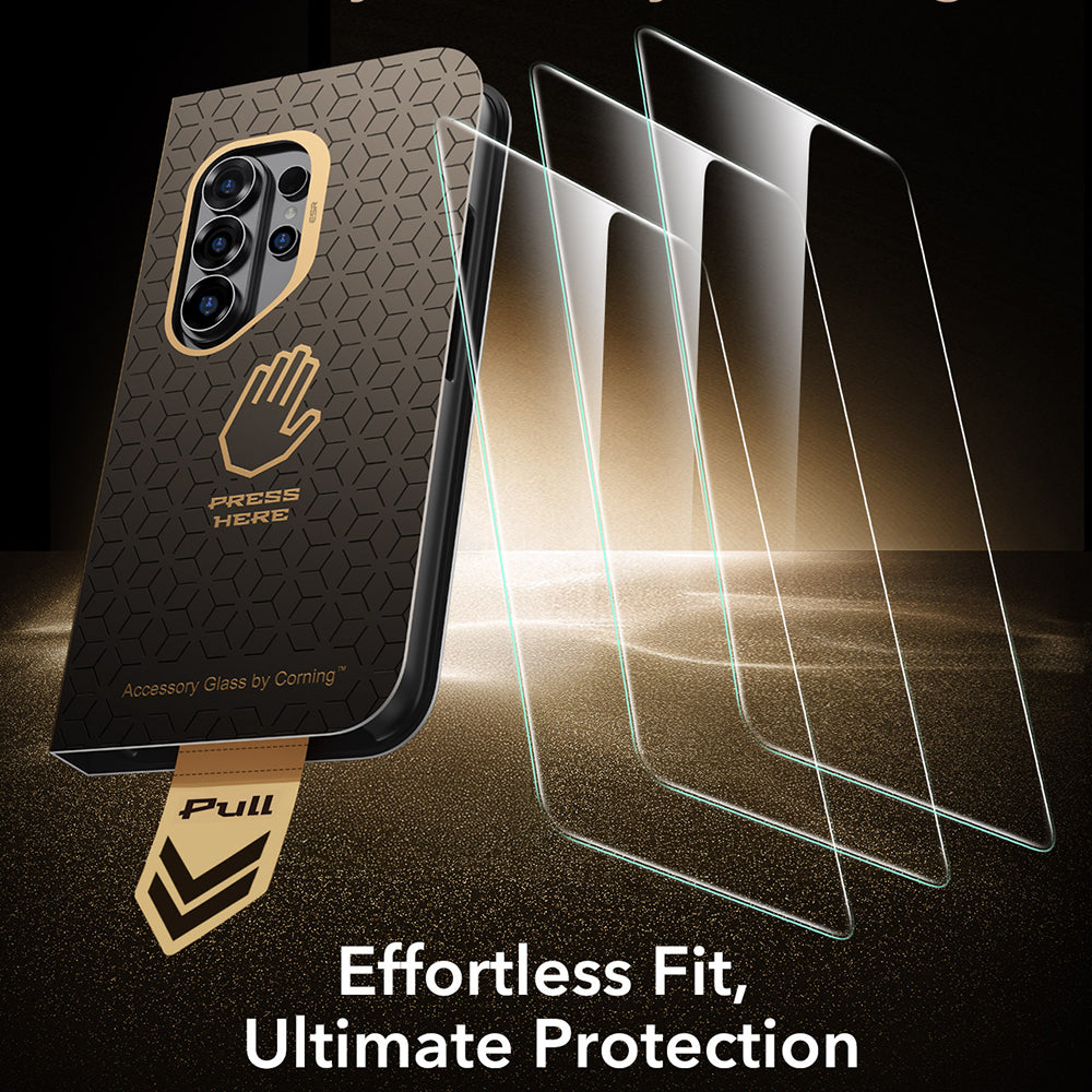 ESR UltraFit Armorite Pro Screen Protector for Samsung Galaxy S26 Ultra S948, Tempered Glass, Full Glue