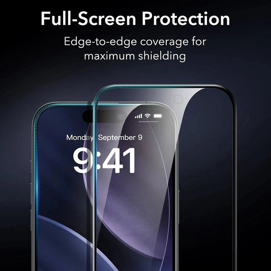 Privacy Screen Protector ESR Armorite UltraFit for Apple iPhone 17 Air, Tempered Glass, Full Glue, Set of 3 Pieces
