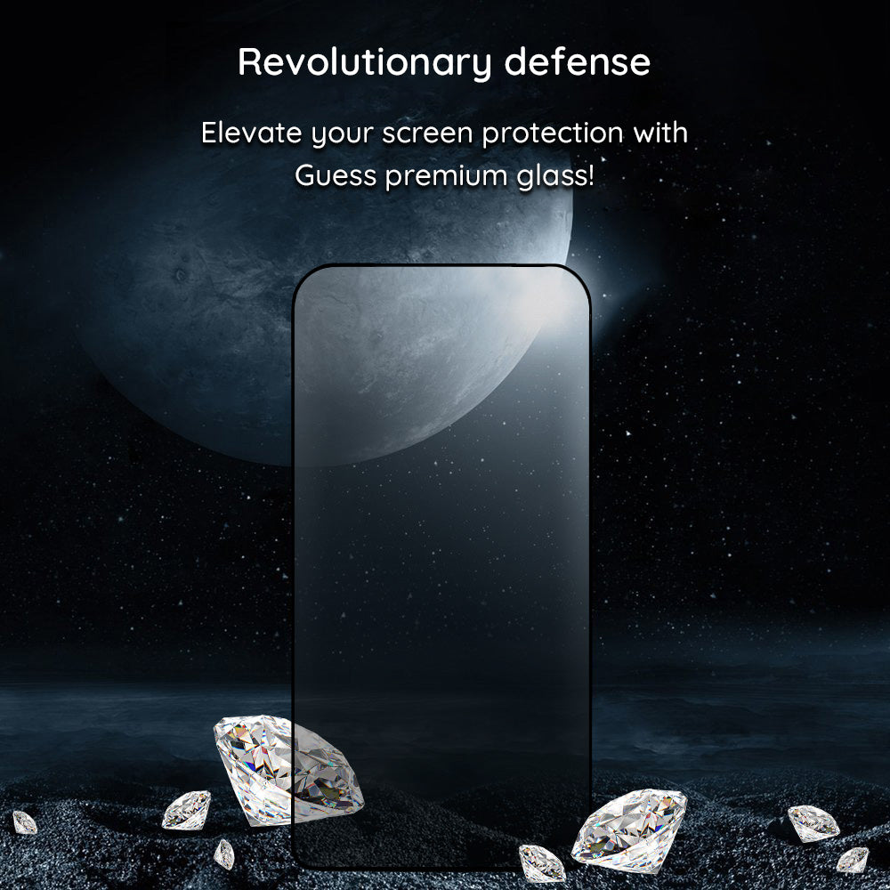 Privacy Screen Protector Guess for Apple iPhone 16 Pro Max, Tempered Glass, Full Glue, 2.5D