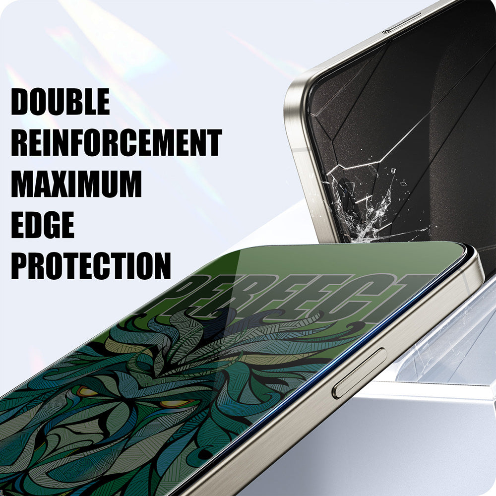 Privacy Screen Protector Lito D+ Max Strong for Apple iPhone 17 / 16 Pro, Tempered Glass, Full Glue