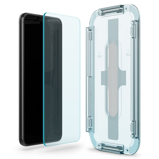 Spigen GlastR EZ FIT Screen Protector for Samsung Galaxy S22 5G S901, Tempered Glass, Full Glue, Set of 2 pieces AGL04151