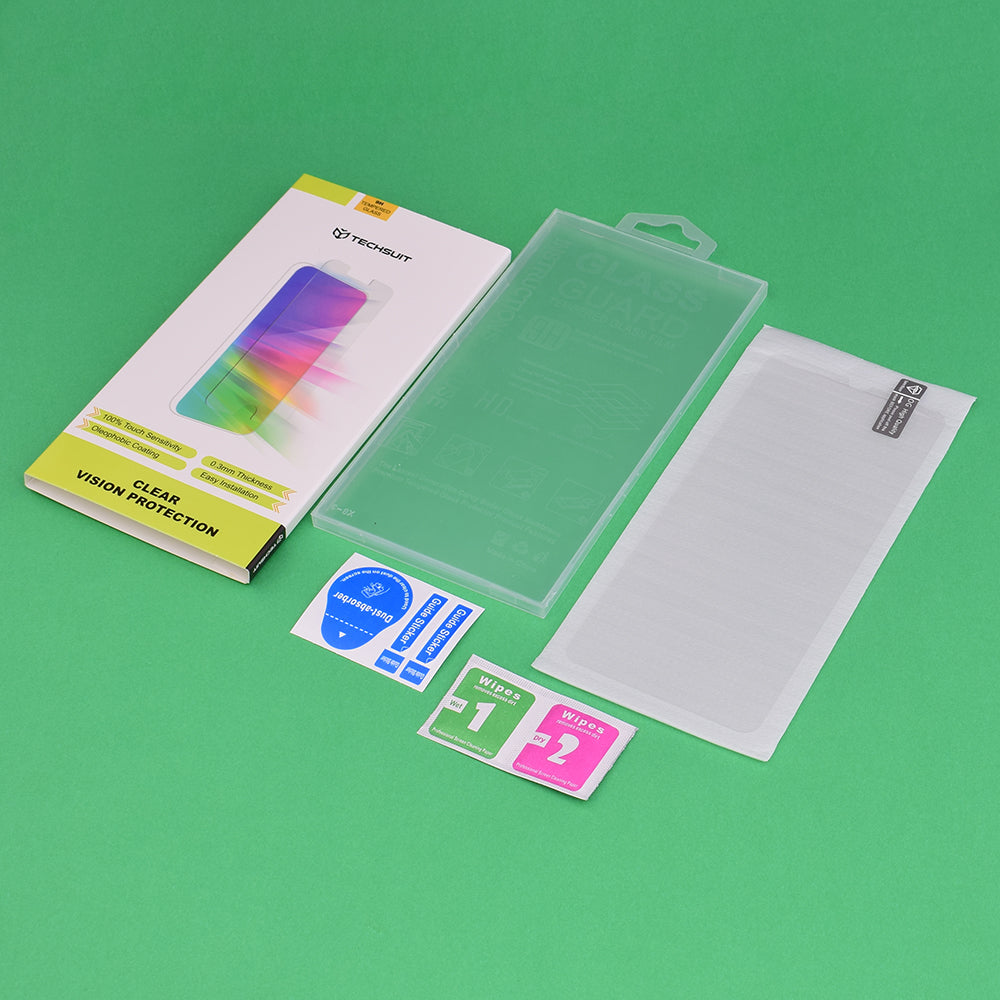 Techsuit Clear Vision Screen Protector for Oppo A6 Pro 5G / A6 Pro 4G, Tempered Glass, Full Glue