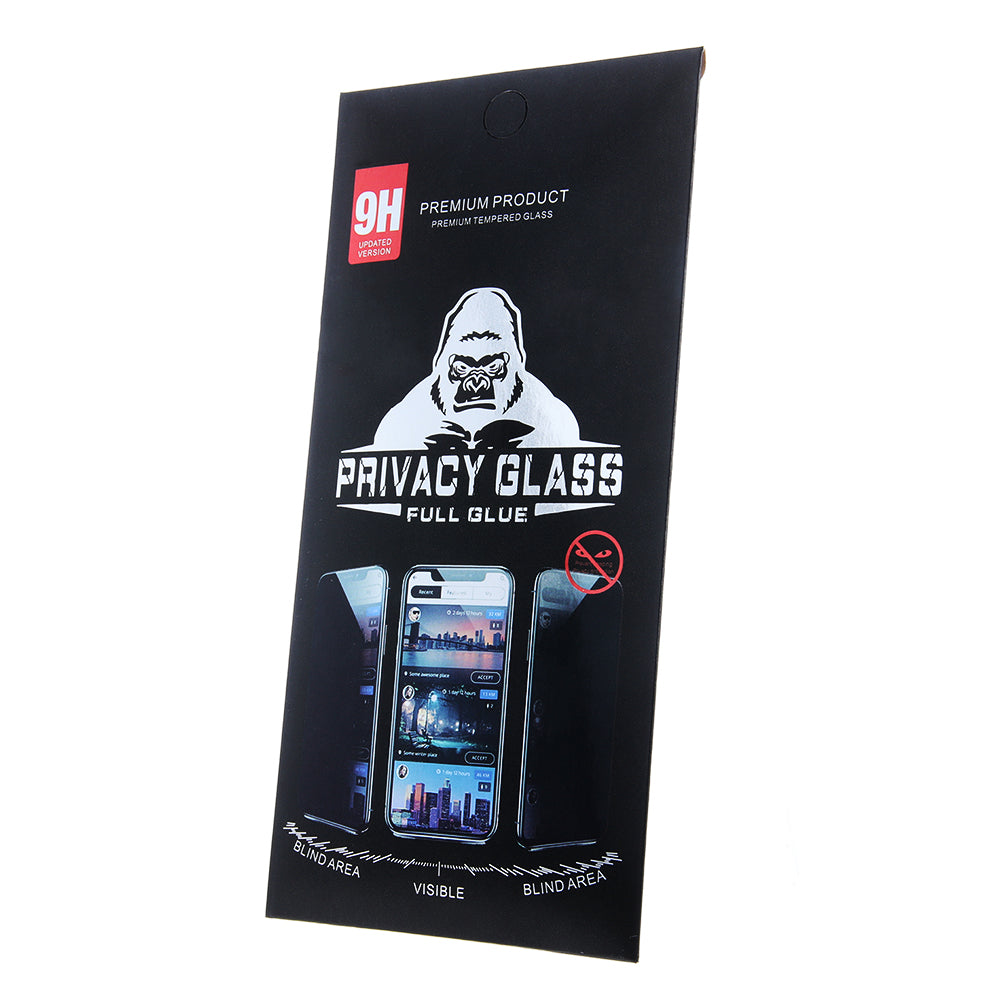 OEM Privacy Screen Protector for Apple iPhone 11 Pro / XS / X, Tempered Glass, Full Glue