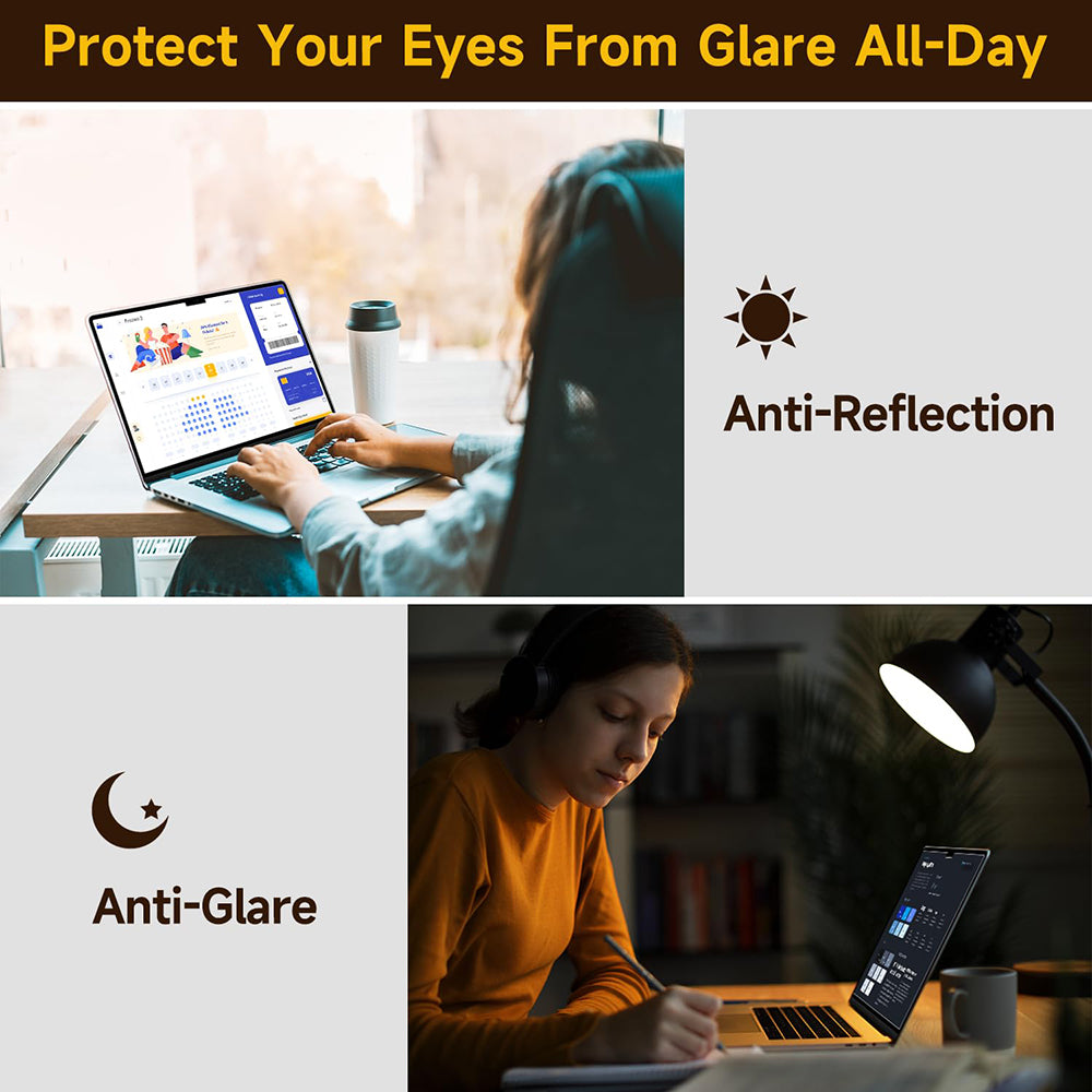 Matte Anti Blue Light Screen Protector Film Techsuit VisionProX for Apple MacBook Air 15inch (2024) / Air 15inch (2023), Plastic