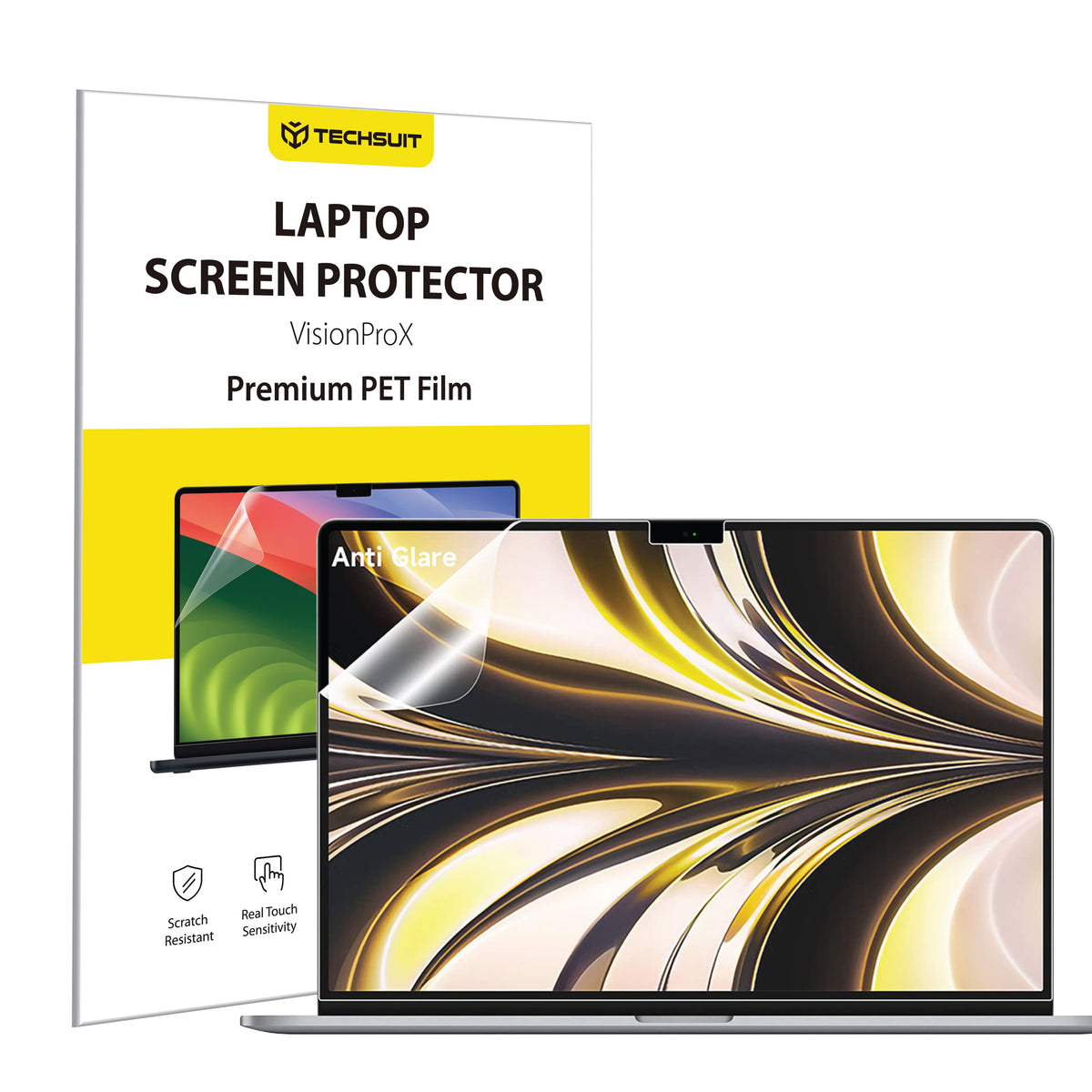 Matte Anti Blue Light Screen Protector Film Techsuit VisionProX for Apple MacBook Air 13inch (2026) / (2025), Plastic