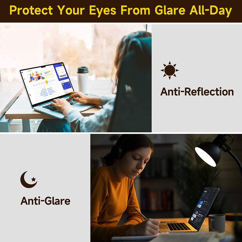 Matte Anti Blue Light Screen Protector Film Techsuit VisionProX for Apple MacBook Air 13inch (2026) / (2025), Plastic