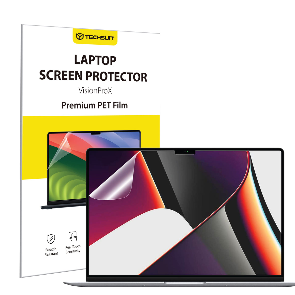 Matte Anti Blue Light Screen Protector Film Techsuit VisionProX for Apple MacBook Pro 16inch (2026) / (2024), Plastic
