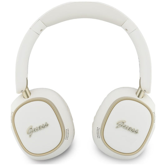 Handsfree Bluetooth Guess Rectangle Metal Script, A2DP, White