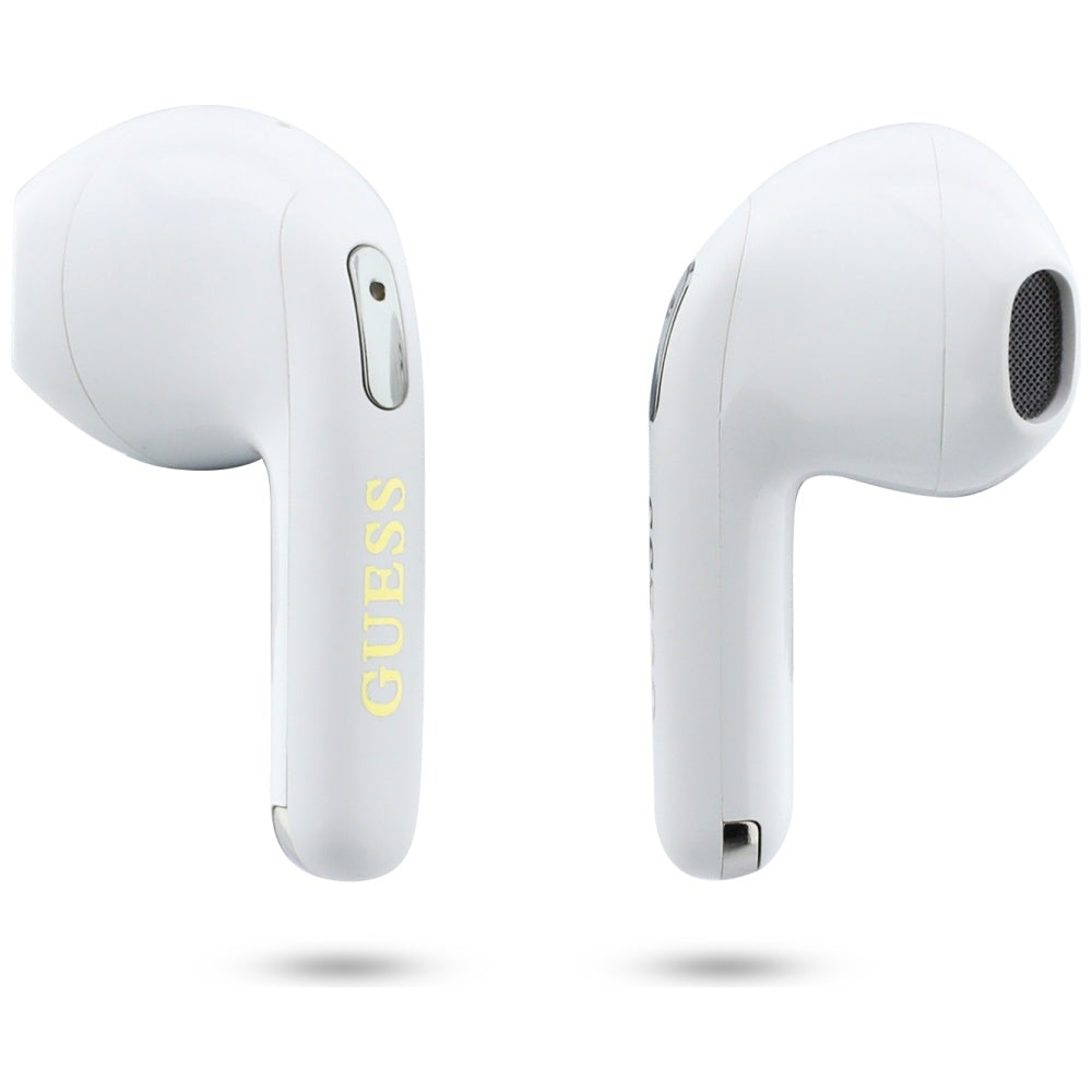 Handsfree Bluetooth Guess Script Print, TWS, White