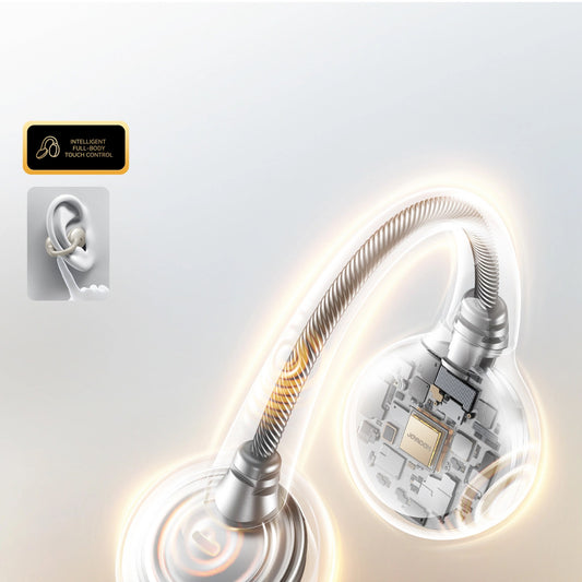 Handsfree Bluetooth Joyroom Openfree JR-OE3, TWS, Silver