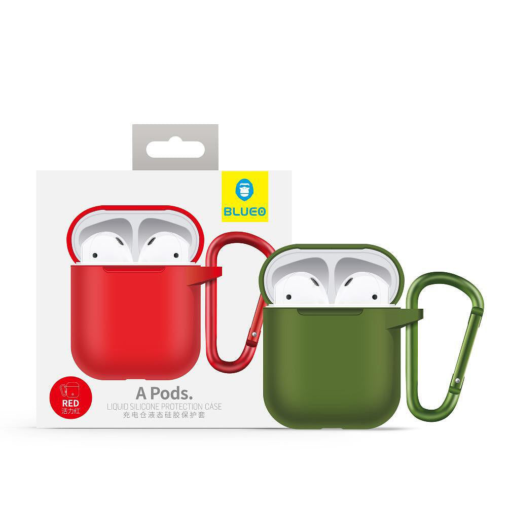 Blueo Liquid Case for Apple AirPods Gen 1, Green