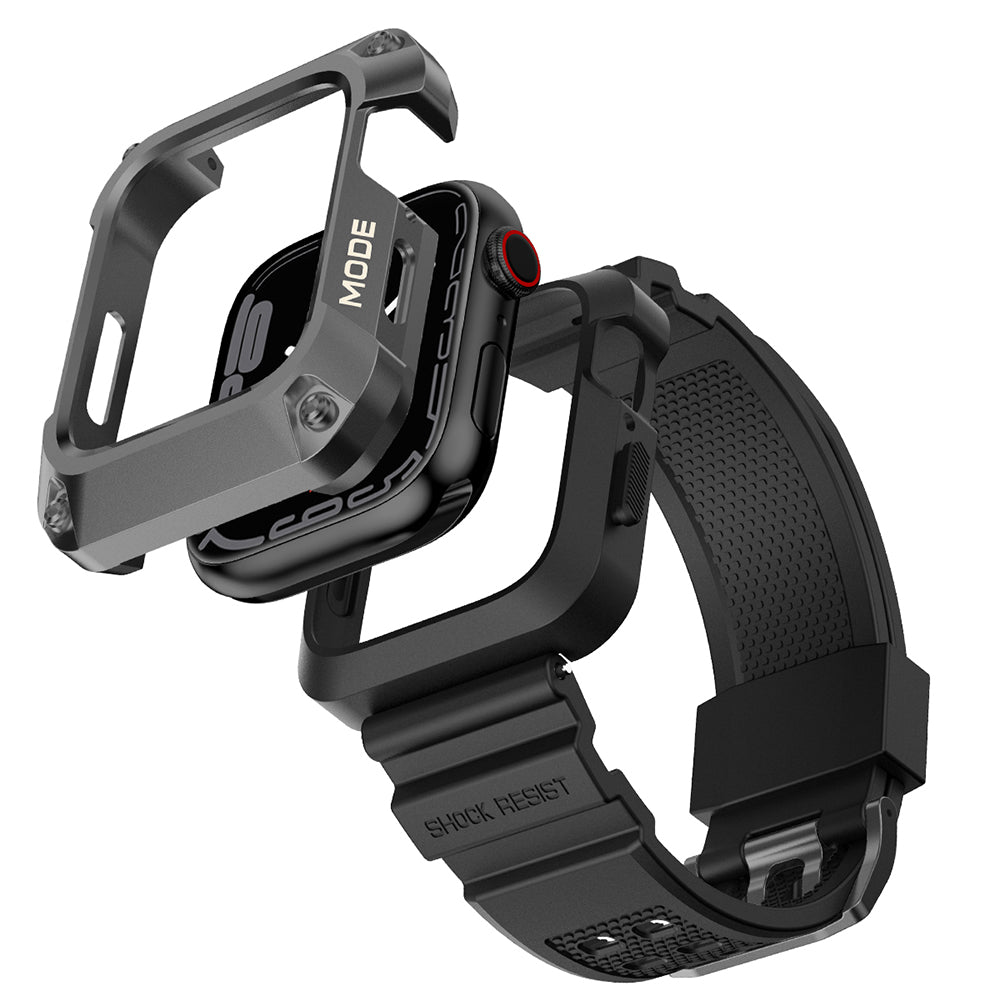 Lito RuggedArmor Strap for Apple Watch 44mm Series, Gray