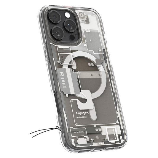 MagSafe Case for Apple iPhone 16 Pro Max, Spigen, Ultra Hybrid Zero One, Gray ACS08381