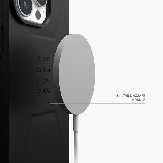MagSafe Case for Apple iPhone 15 Pro Max, Urban Armor Gear, Essential Armor, Black