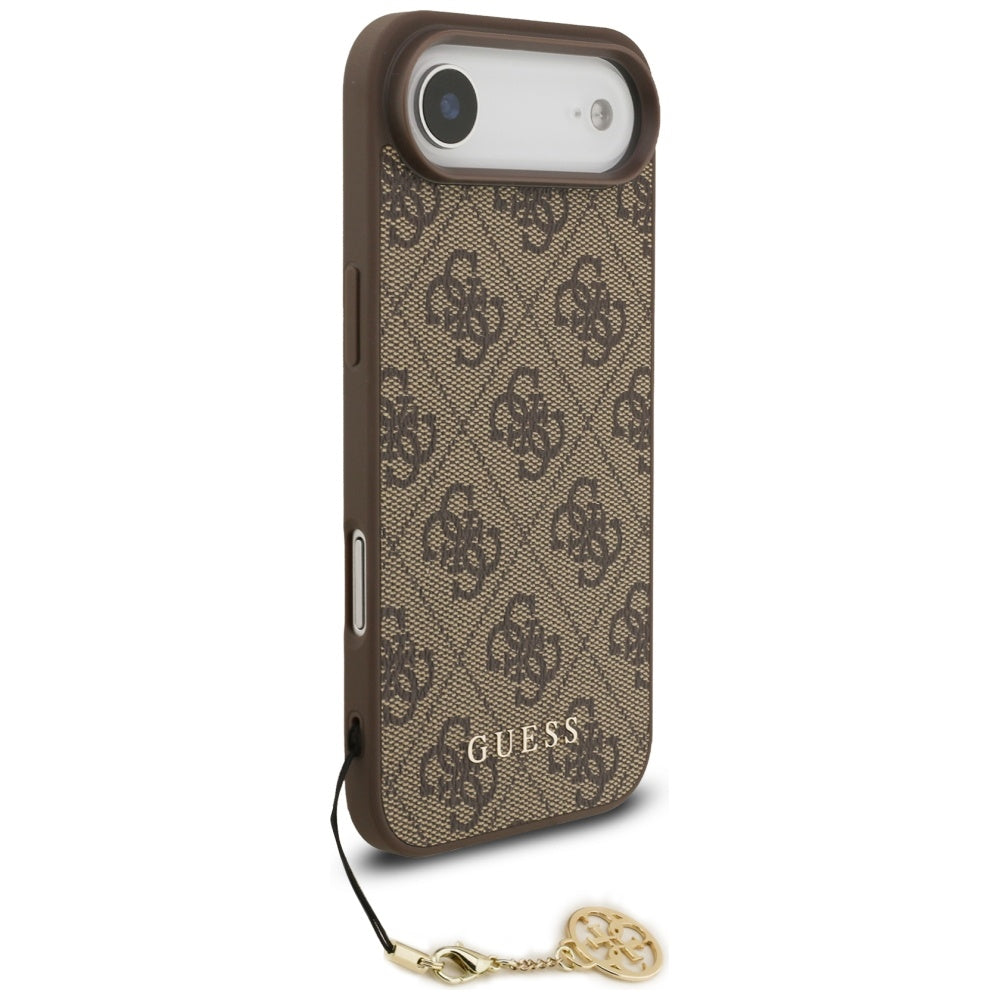 MagSafe Case for Apple iPhone 17 Air, Guess, 4G Charm Cradle, Brown