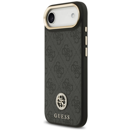 MagSafe Case for Apple iPhone 17 Air, Guess, 4G Strass Logo, Black