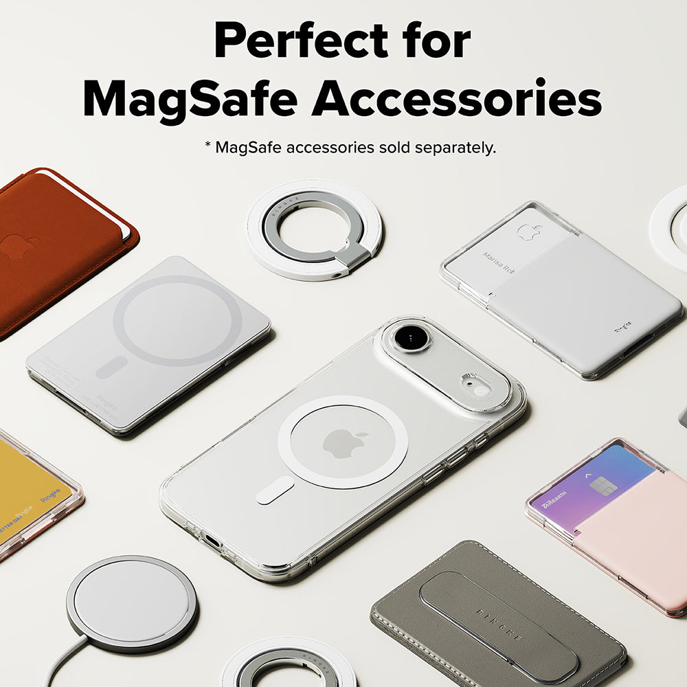 MagSafe Case for Apple iPhone 17 Air, Ringke, Fusion, Transparent