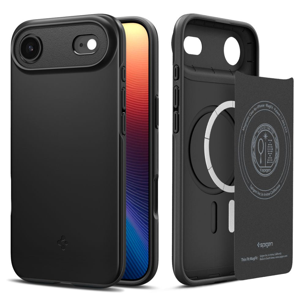 MagSafe Case for Apple iPhone 17 Air, Spigen, Thin Fit, Black ACS10306