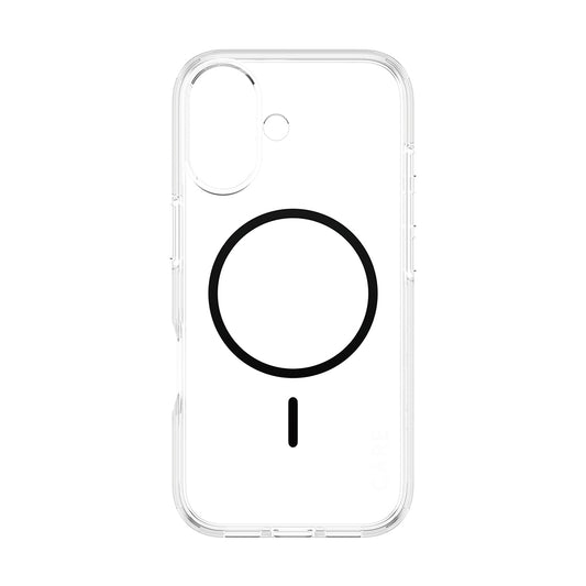 MagSafe Case for Apple iPhone 17, PanzerGlass, Urban Explorer Care, Black Transparent