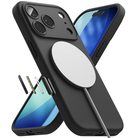 MagSafe Case for Apple iPhone 17 Pro Max, Ringke, Silicone, Black