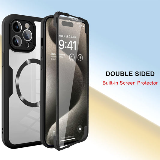 MagSafe Case for Apple iPhone 17 Pro Max, Techsuit, ColorVerse 360, Blue