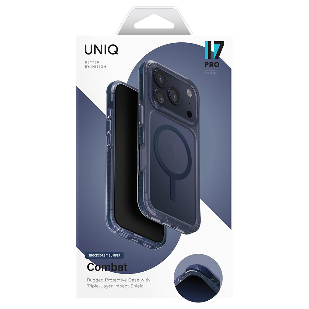 MagSafe Case for Apple iPhone 17 Pro Max, UNIQ, Combat MagClick, Black