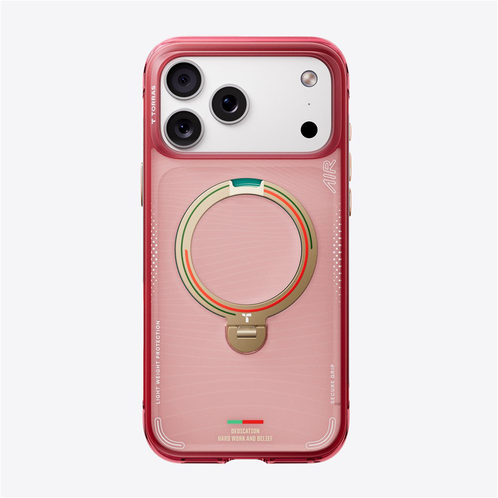 MagSafe Case for Apple iPhone 17 Pro, Torras, Ostand Q3 Air, Wave of Passion