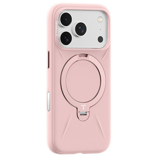 MagSafe Case for Apple iPhone 17 Pro, Torras, QPRO Silicone, Pink