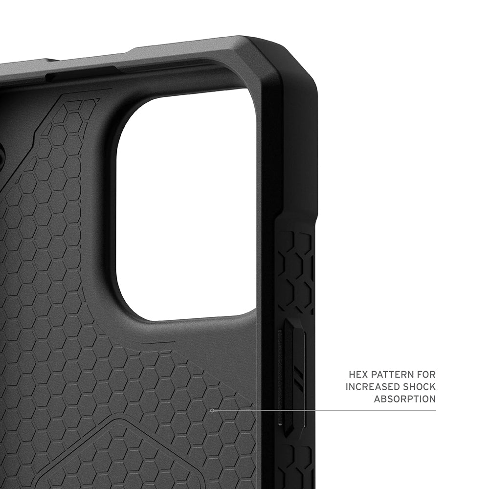 MagSafe Case for Apple iPhone 17 Pro, Urban Armor Gear, Monarch Pro Kevlar, Black