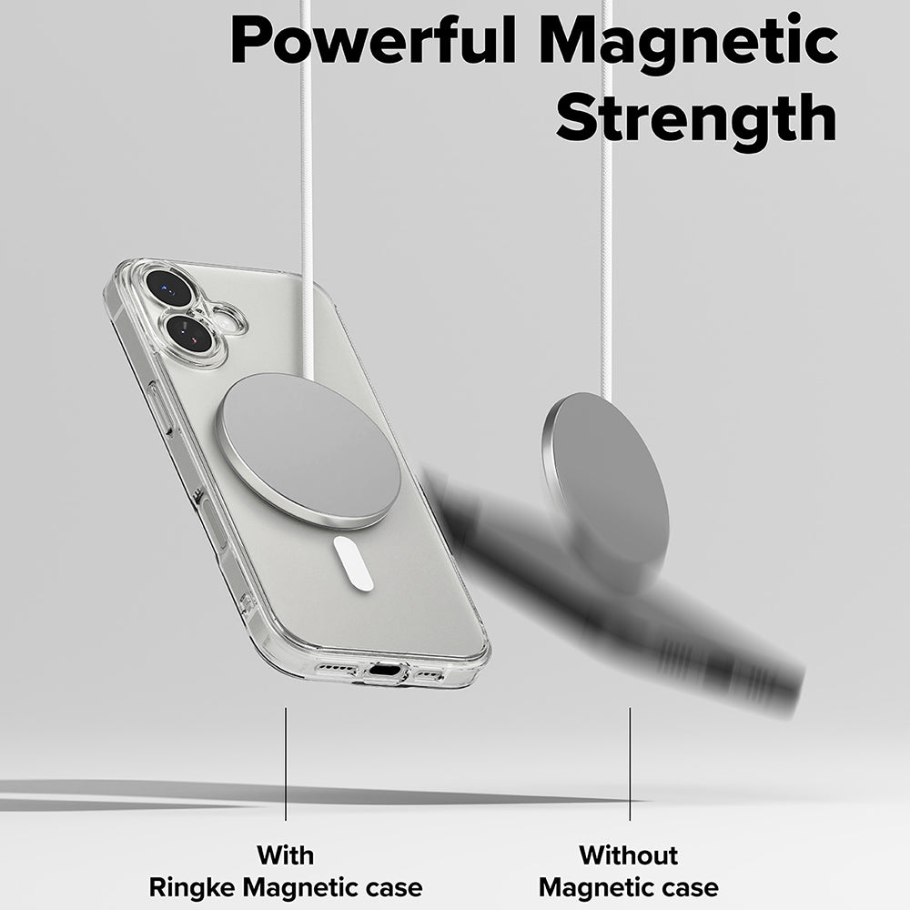 MagSafe Case for Apple iPhone 17, Ringke, Fusion, Matte Transparent