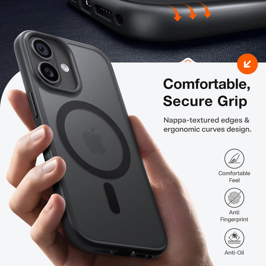 MagSafe Case for Apple iPhone 17, Torras, Guardian, Black
