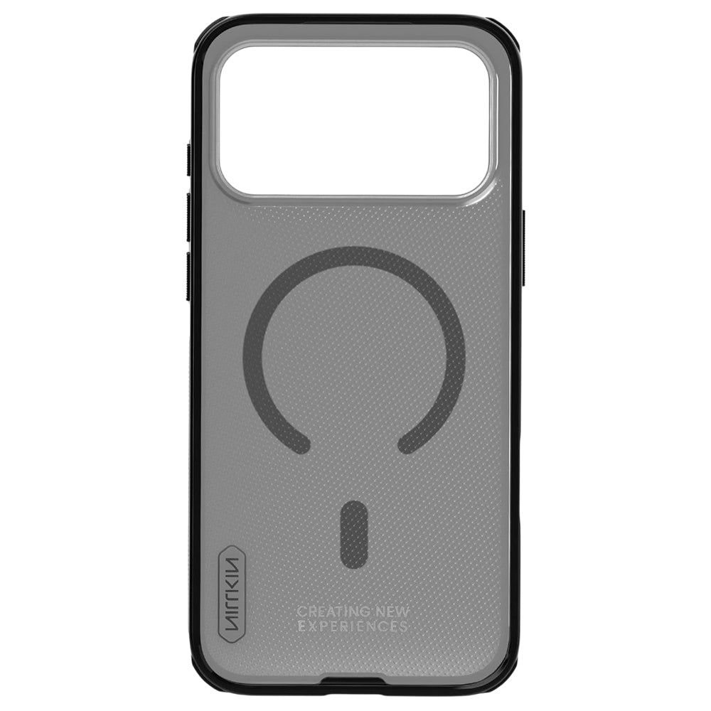 MagSafe Case for Apple iPhone 18 Pro Max / 17 Pro Max, Nillkin, Super Shield Pro, Black Satin Transparent