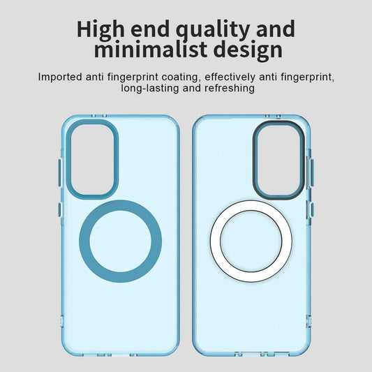 MagSafe Case for Samsung Galaxy A36 A366, Techsuit, CandyCase, Blue