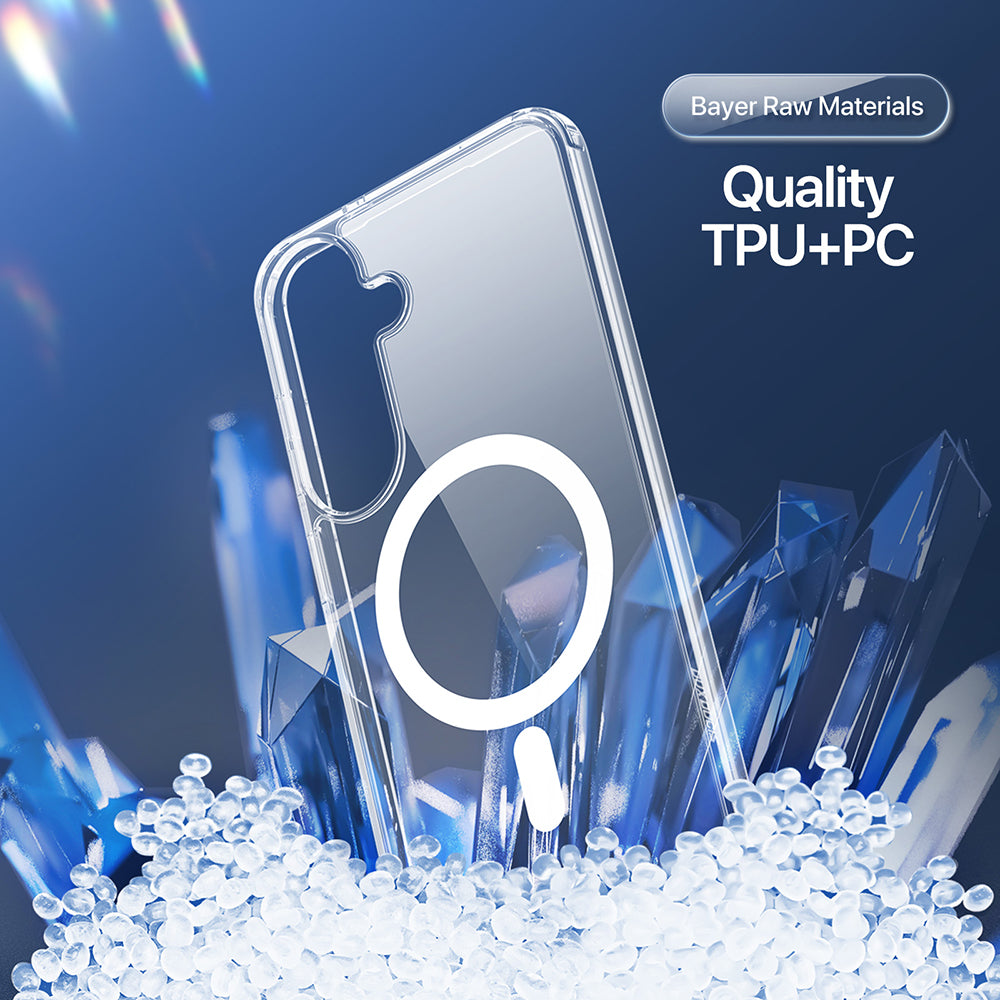 MagSafe Case for Samsung Galaxy S26 FE S741, DUX DUCIS, Clear, Transparent