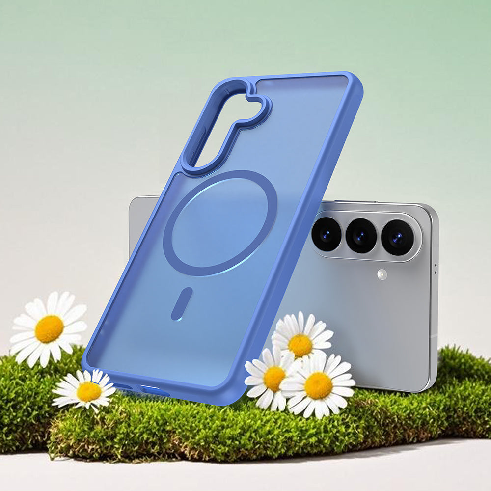 MagSafe Case for Samsung Galaxy S26 Plus S947, Techsuit, HaloFrost II, Blue