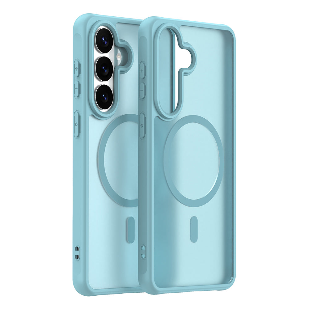 MagSafe Case for Samsung Galaxy S26 Plus S947, Techsuit, HaloFrost II, Light Green