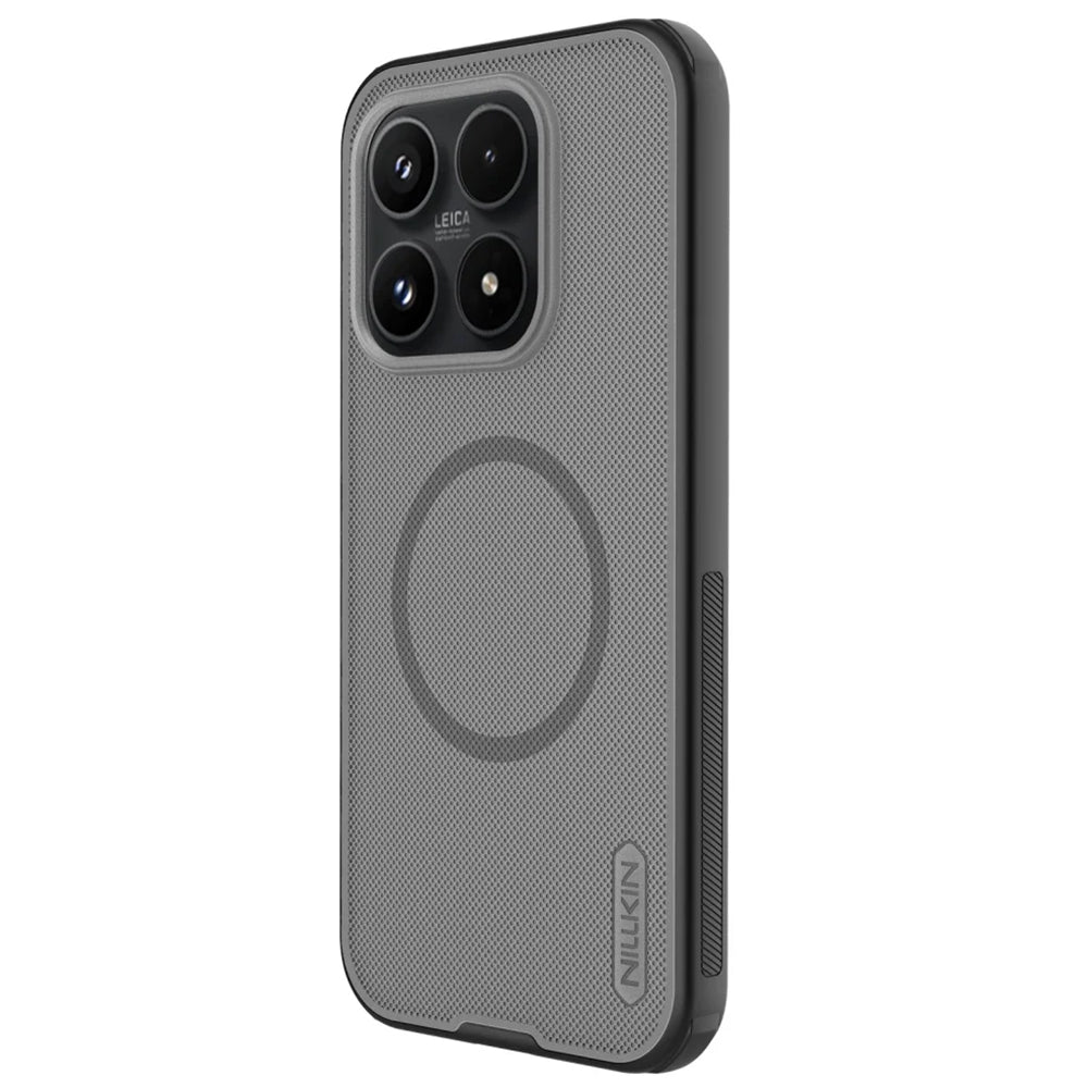 MagSafe Case for Xiaomi 17, Nillkin, Super Shield Pro, Black Satin Transparent