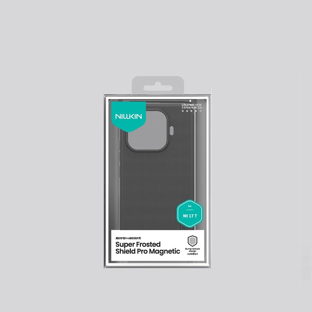 MagSafe Case for Xiaomi 17T, Nillkin, Super Shield Pro, Satin Black