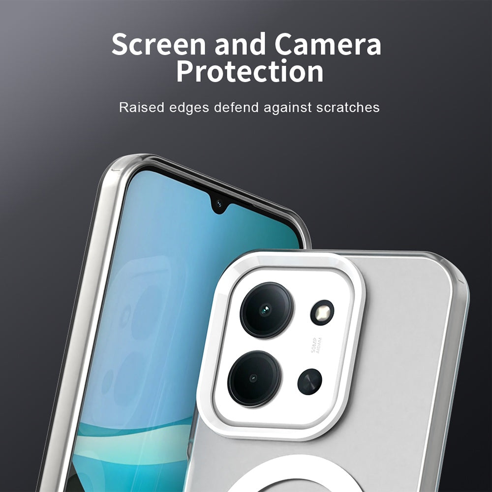 MagSafe Case for Xiaomi Poco C85 4G / Redmi 15C 5G / 15C 4G, Techsuit, CandyCase, White