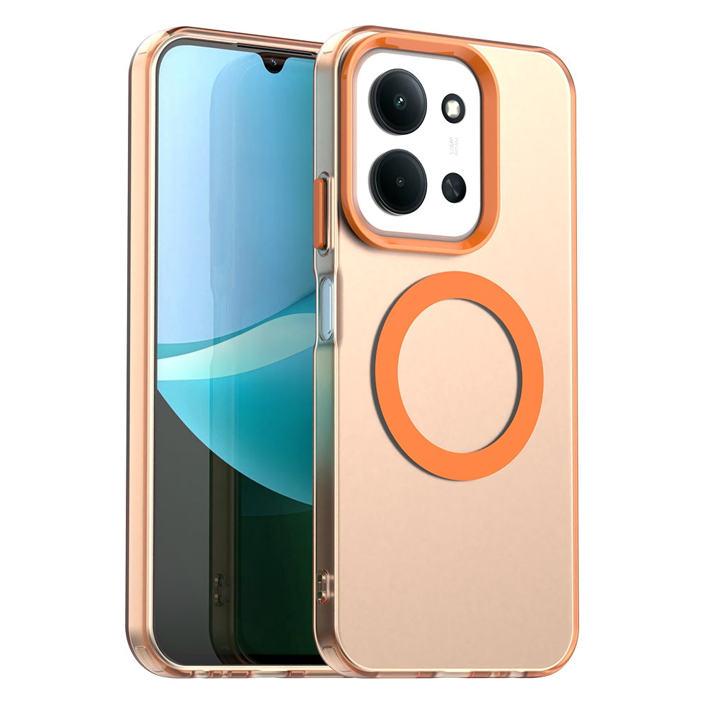 MagSafe Case for Xiaomi Poco C85 4G / Redmi 15C 5G / 15C 4G, Techsuit, CandyCase, Orange
