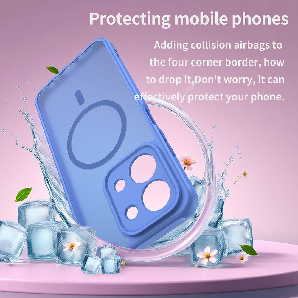 MagSafe Case for Xiaomi Redmi 15C 5G / 15C 4G, Techsuit, HaloFrost II, Blue