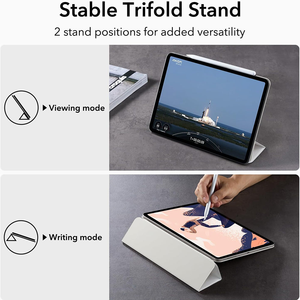 Case for Apple iPad Air 11 (2024) / Air (2022) / Air (2020) / Pro 11 (2018), ESR, Rebound, White