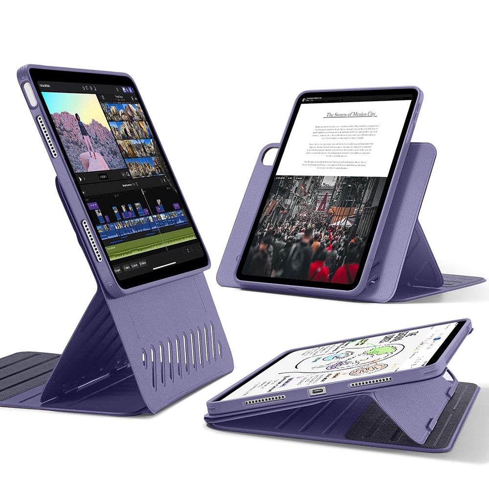 Case for Apple iPad Air 11 (2026) / iPad Air 11 (2025) / Air 11 (2024) / Air (2022) / Air (2020), ESR, Shift, Purple