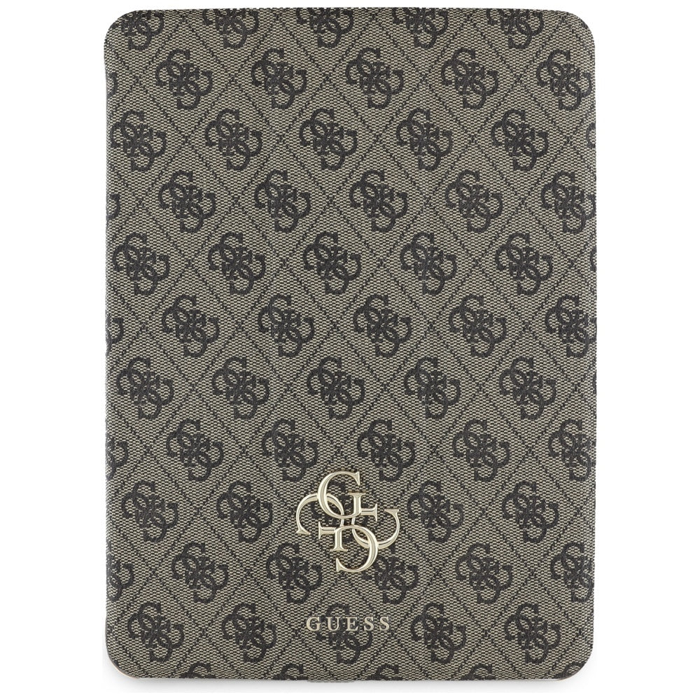 Case for Apple iPad Pro 11 (2024), Guess, 4G Big Logo, Brown