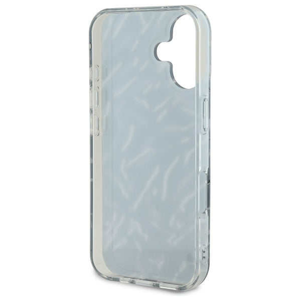 Case for Apple iPhone 16 Plus, Karl Lagerfeld, Zebra with Cord Strap, Purple
