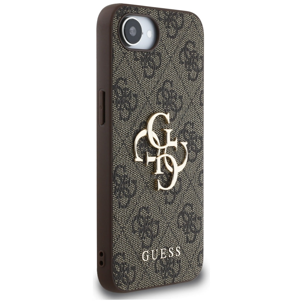 Case for Apple iPhone 17e / 16e, Guess, 4G Big Logo, Brown